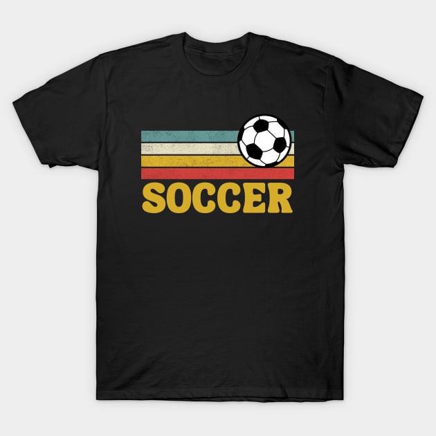 Soccer Retro T-Shirt by footballomatic